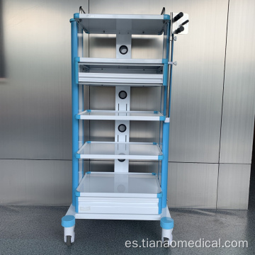 Carro de instrumentos desmontable de aleación de aluminio de hospital